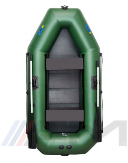 OMEGA - Надуваема гребна лодка с твърдо дъно 260 LS PS - зелена